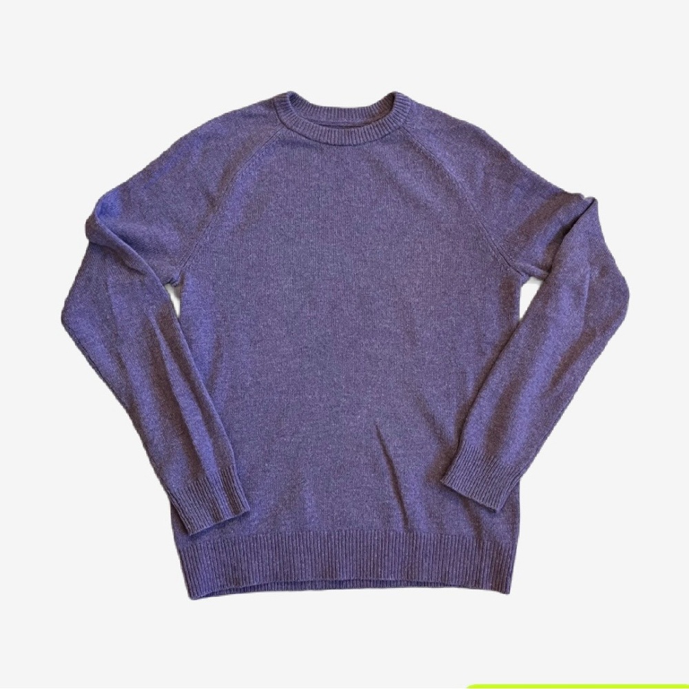 Purple lambs wool sweater